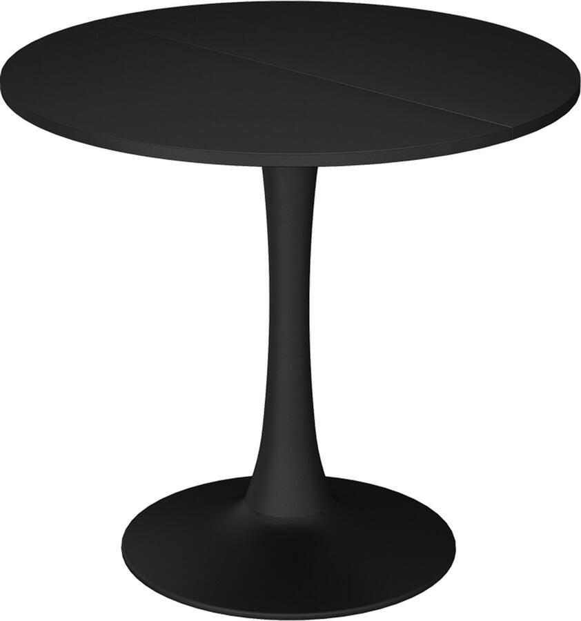 Vicco Carl Eettafel – 80 x 80 cm Zwart