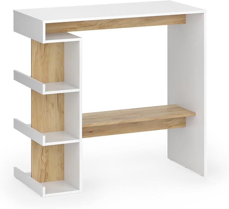 Vicco Dana Bartafel – 108 x 50 cm Eik wit goud