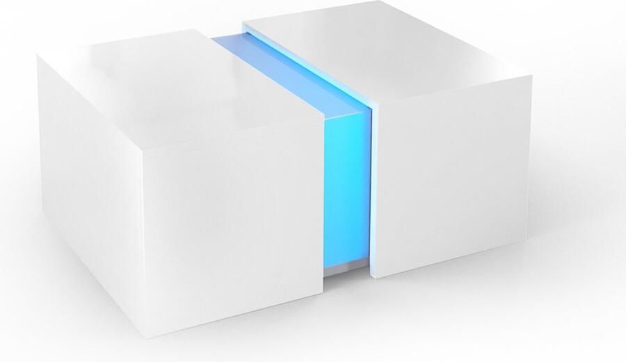 Vicco Dandy Salontafel – 71 x 60 cm Wit