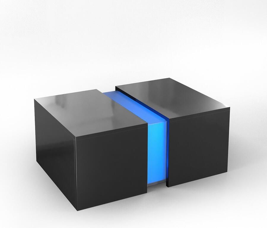 Vicco Dandy Salontafel – 71 x 31.5 cm Zwart