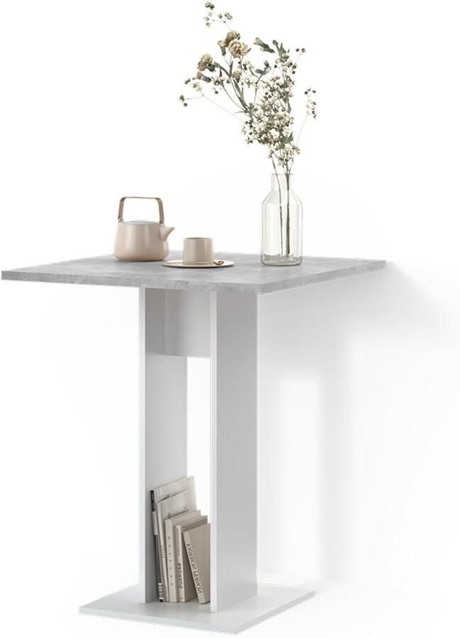 Vicco Eliza Nachtkastje – 40 x 55 cm met 1 lade Wit