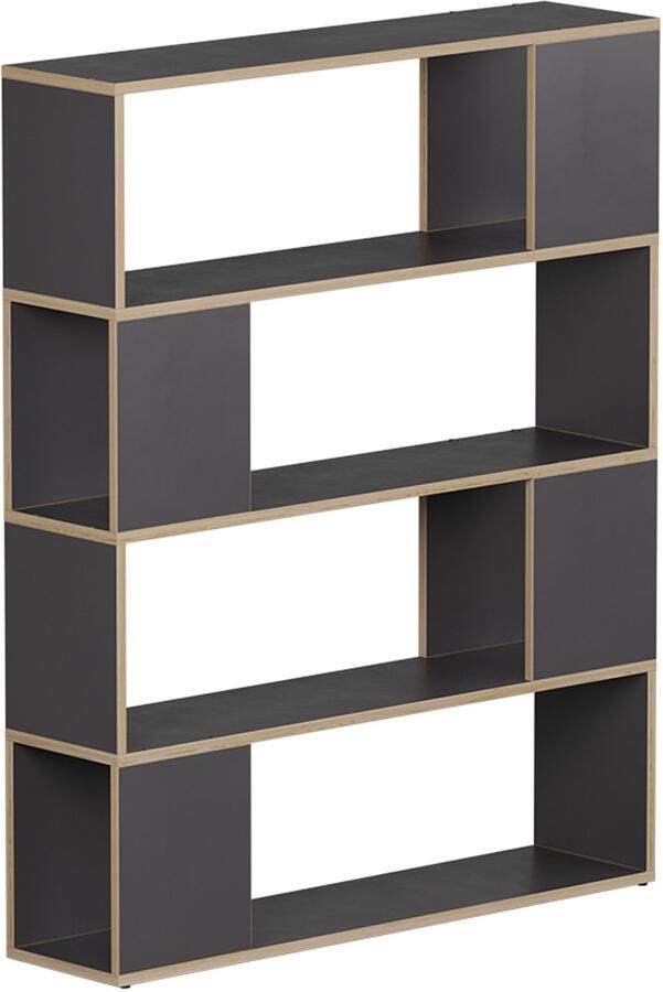 Vicco Eneos Ruimteverdeler – 100 x 124.5 cm Antraciet eiken