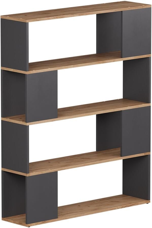 Vicco Eneos Ruimteverdeler – 100 x 124.5 cm Antraciet gouden eik