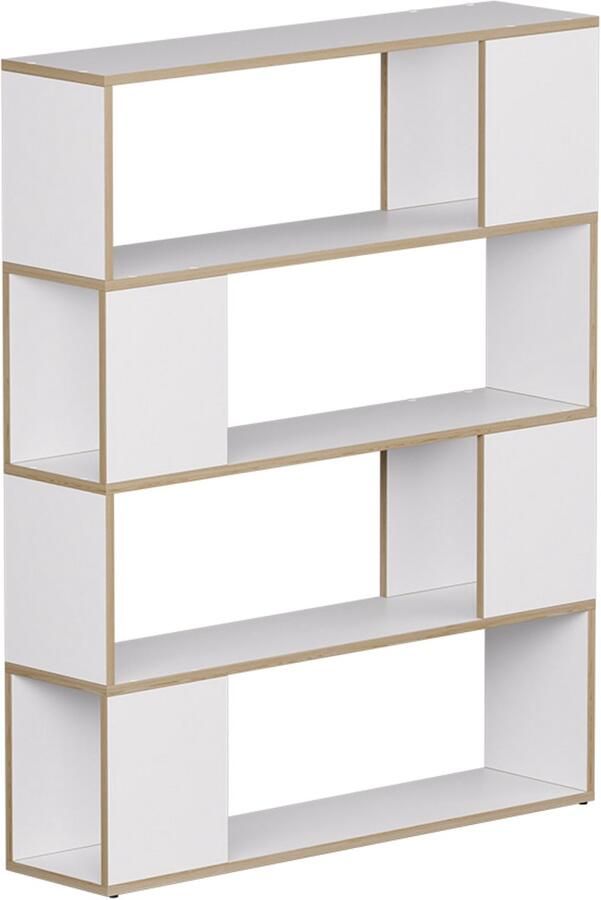 Vicco Eneos Ruimteverdeler – 100 x 124.5 cm Wit eiken