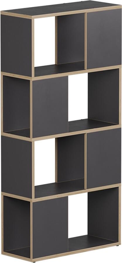 Vicco Eneos Ruimteverdeler – 60 x 124.5 cm Antraciet eiken