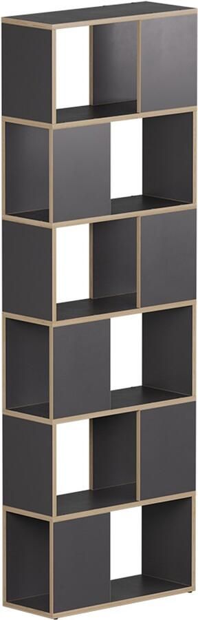 Vicco Eneos Ruimteverdeler – 60 x 186 cm Antraciet eiken