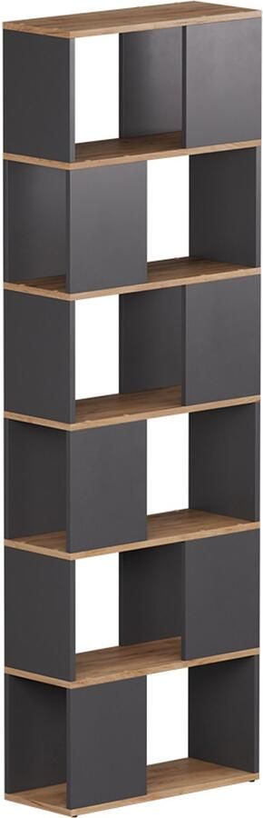 Vicco Eneos Ruimteverdeler – 60 x 186 cm Antraciet gouden eik