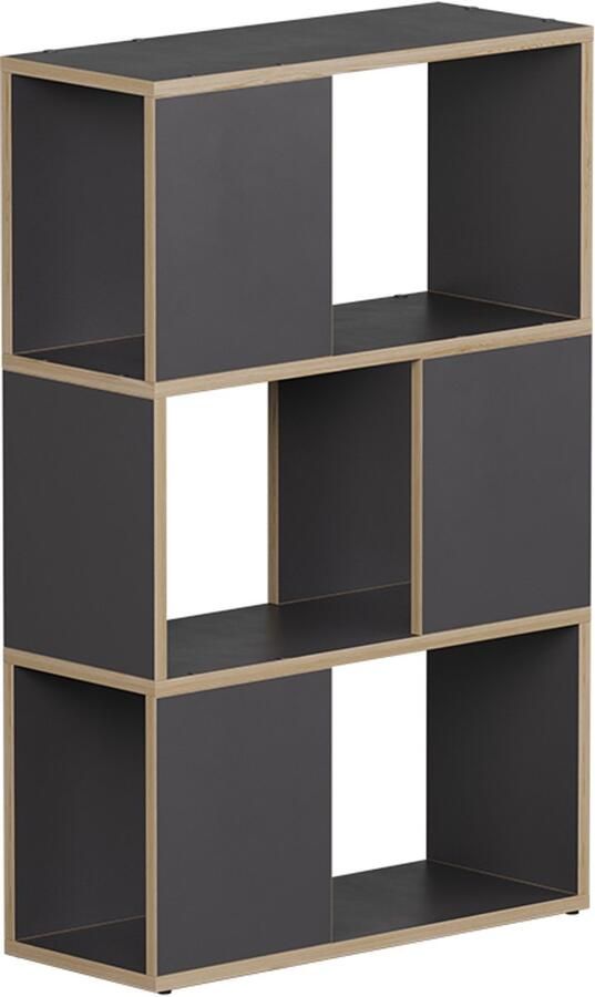 Vicco Eneos Ruimteverdeler – 60 x 94 cm Antraciet eiken