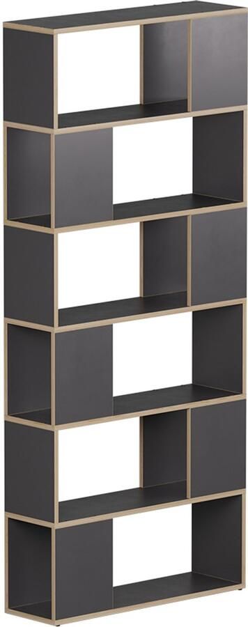 Vicco Eneos Ruimteverdeler – 80 x 186 cm Antraciet eiken