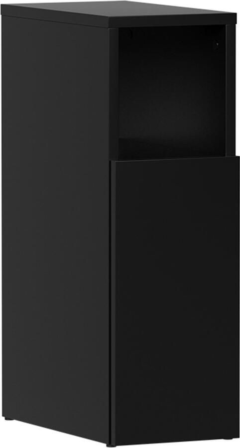 Vicco Enton Nachtkastje – 20 x 59.5 cm met 1 deur Zwart