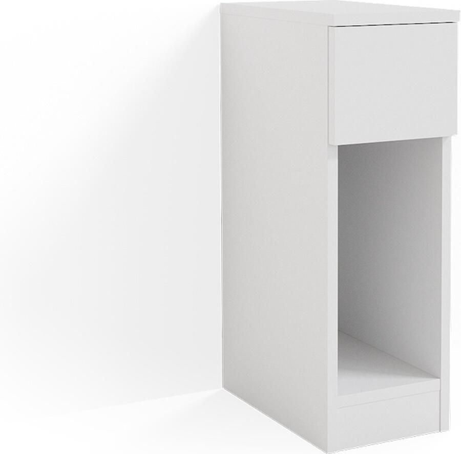 Vicco Enton Nachtkastje – 20 x 59.5 cm Wit