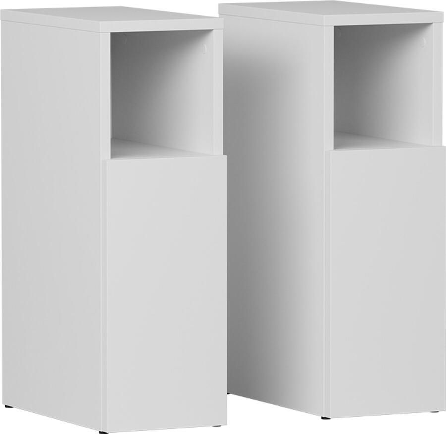 Vicco Enton Nachtkastje – Set van 2 Wit