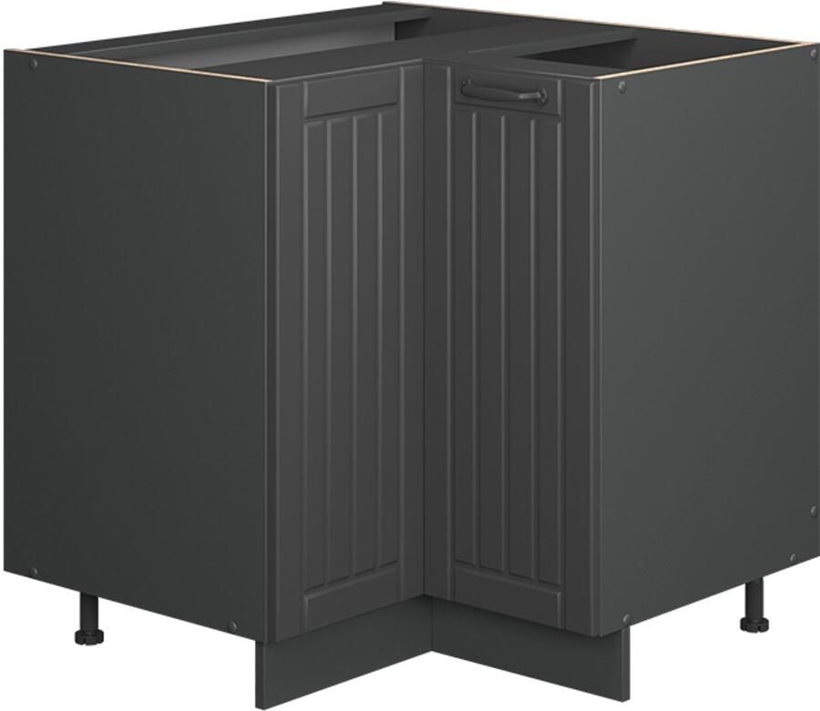 Vicco Fame-Line Hoekkast – 80.5 cm WB Eik Donkergrijs