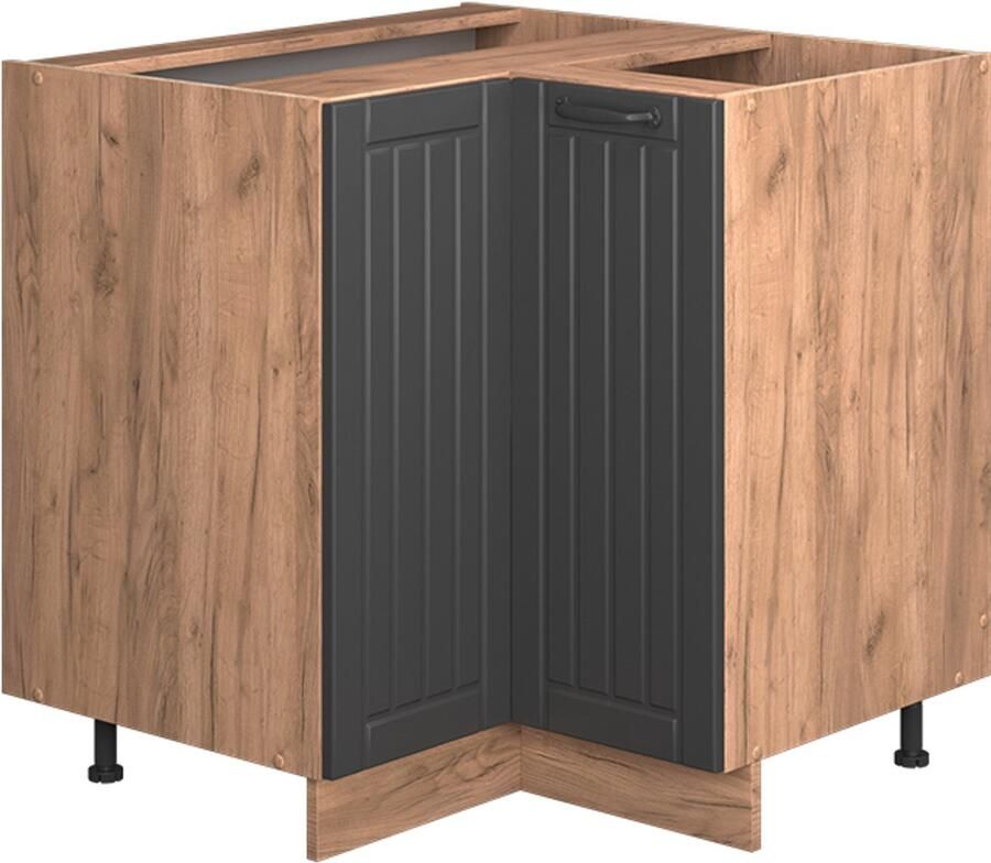 Vicco Fame-Line Hoekkast – 80.5 cm WB Antraciet Donkergrijs