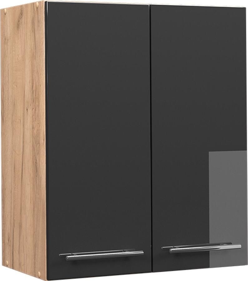 Vicco Fame-Line Keuken Hangkast – 60 cm Antraciet Hoogglans