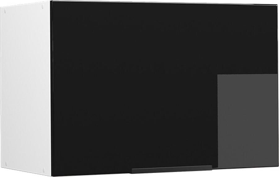 Vicco Fame-Line Keuken Hangkast – 60 cm Plat Zwart eiken hoogglans Plat