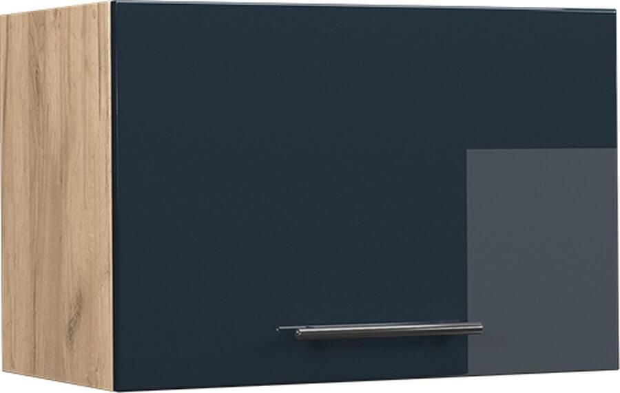 Vicco Fame-Line Keuken Keukenkasten – 60 cm Plat Donkerblauw hoogglans Plat