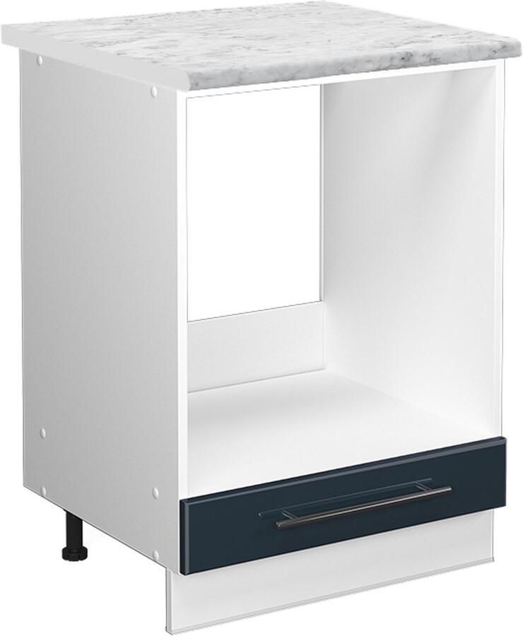 Vicco Fame-Line Keuken Keukenkasten – 60 cm WB Marmer Donkerblauw hoogglans WB Marmer