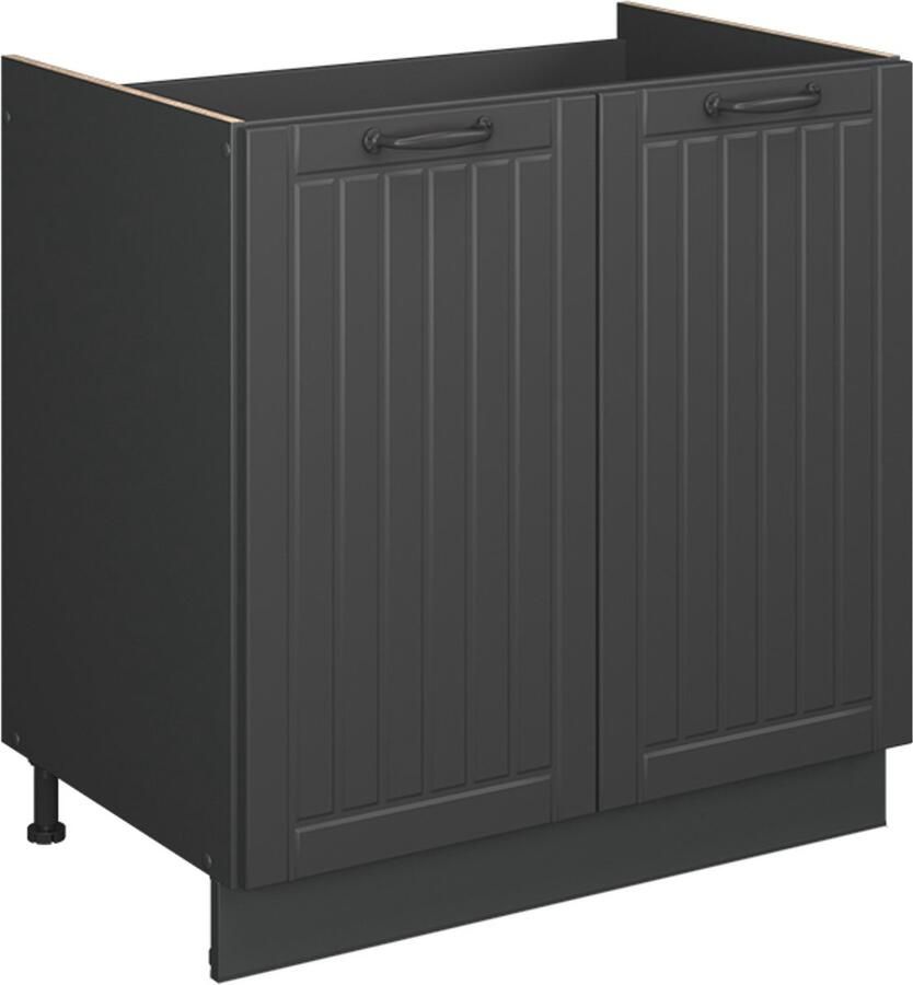 Vicco Fame-Line Wastafelkast – 80 cm zonder werkblad Donkergrijs