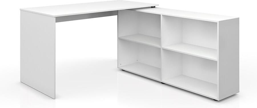 Vicco FlexPlus Hoekbureau – 137 x 60 cm Wit