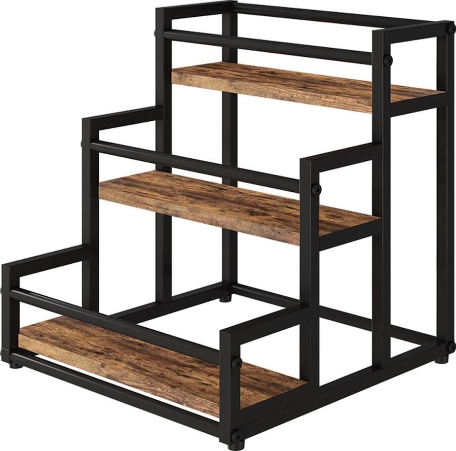 Vicco Fyrk Keuken Keukenrek – 33 x 34 cm met 3 open vakken Eiken rustiek met 3 open vakken