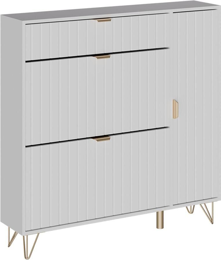 Vicco Helge Schoenenkast – 108 x 107.5 cm Wit