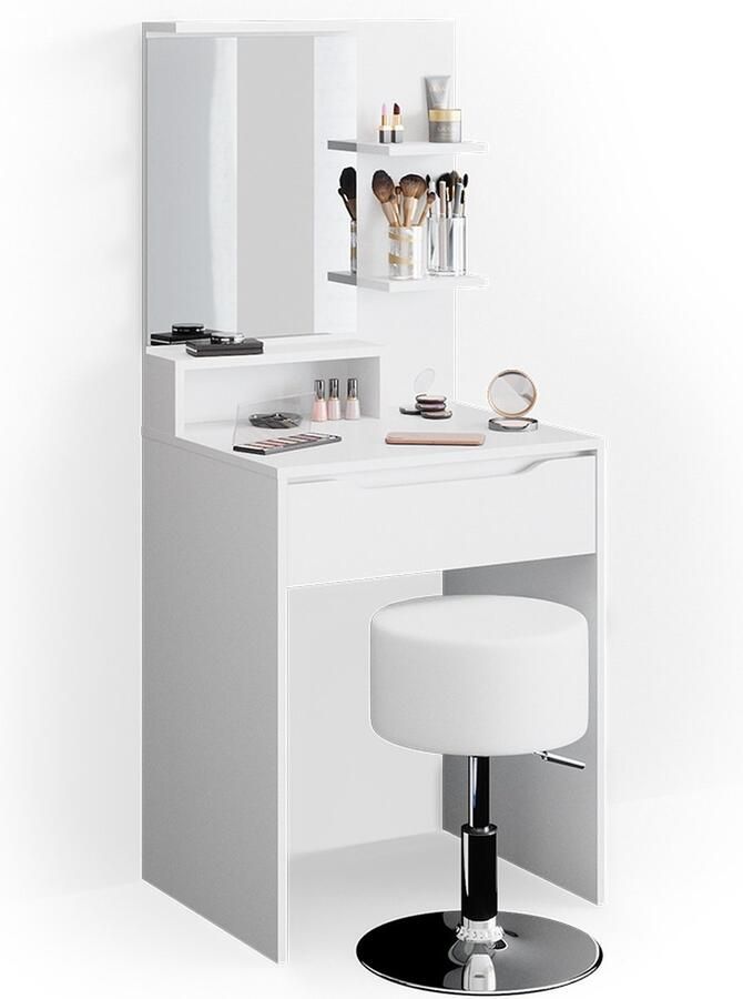 Vicco Ruben Kaptafel – 60 cm met krukje Wit met krukje - Foto 3