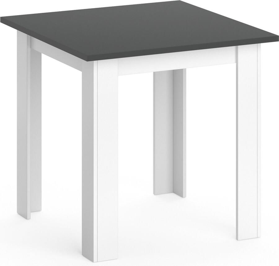 Vicco Karlos Eettafel – 80 x 80 cm Antraciet