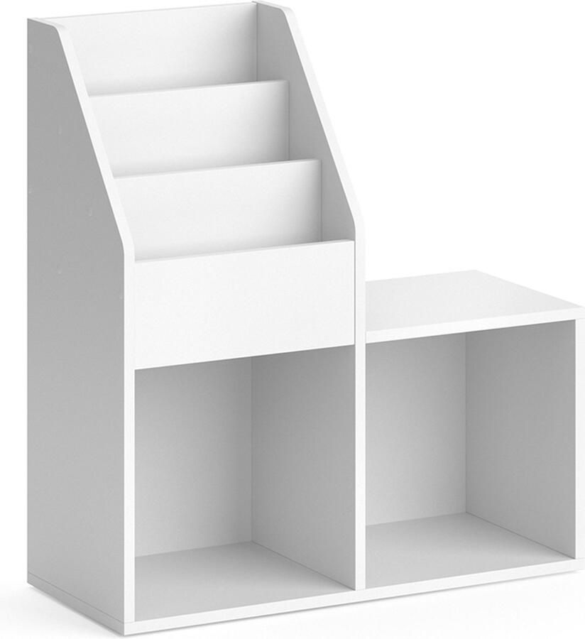 Vicco Boekenkast Luigi Wit Wit 72 x 79 cm