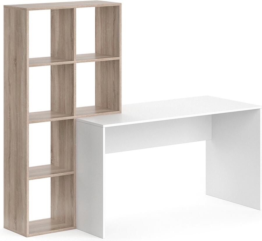 Vicco Mara Bureau – 166.8 x 59 cm Wit Sonoma
