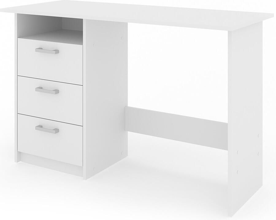 Vicco Meiko Bureau – 120 x 50 cm Wit