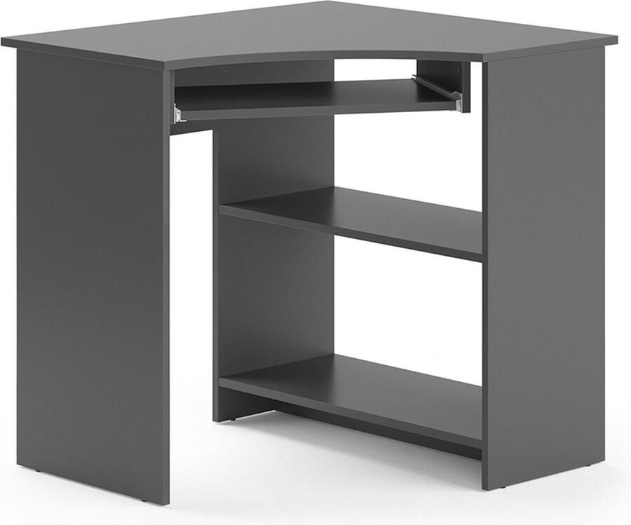 Vicco Odin Hoekbureau – 83 x 76 cm Antraciet
