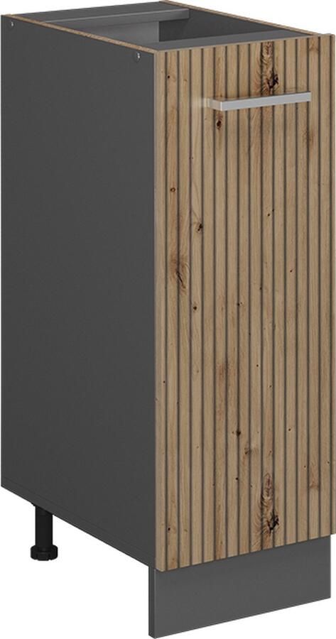 Vicco R-Line Keuken Apothekerskast – 30 cm zonder werkblad Artisanaal eiken zonder werkblad