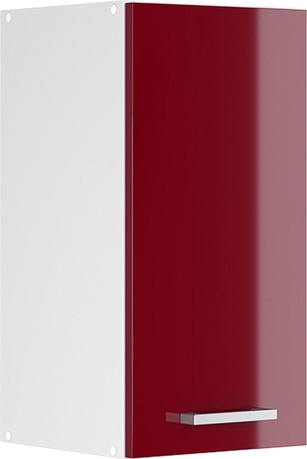 Vicco R-Line Keuken Hangkast – 30 cm Bordeauxrode hoogglans