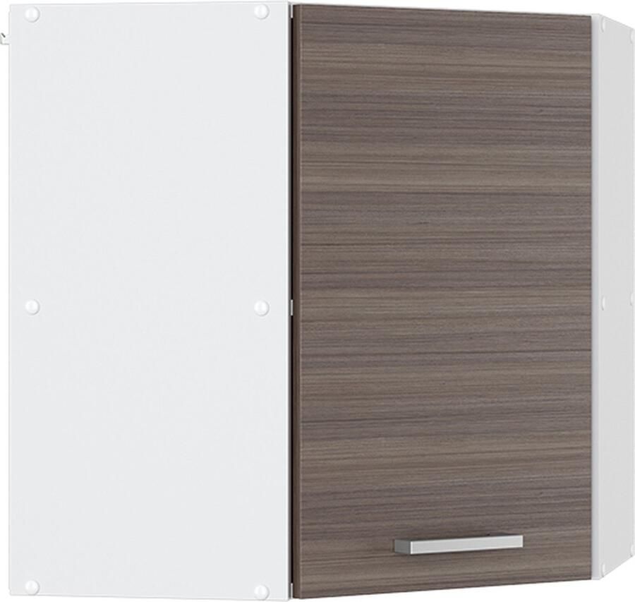 Vicco R-Line Universele hangkast – 57 cm Hoekbovenkast met deur Grijs Hoekbovenkast met deur