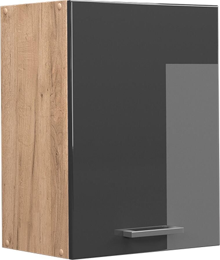 Vicco R-Line Keuken Hangkast – 45 cm Antraciet Hoogglans