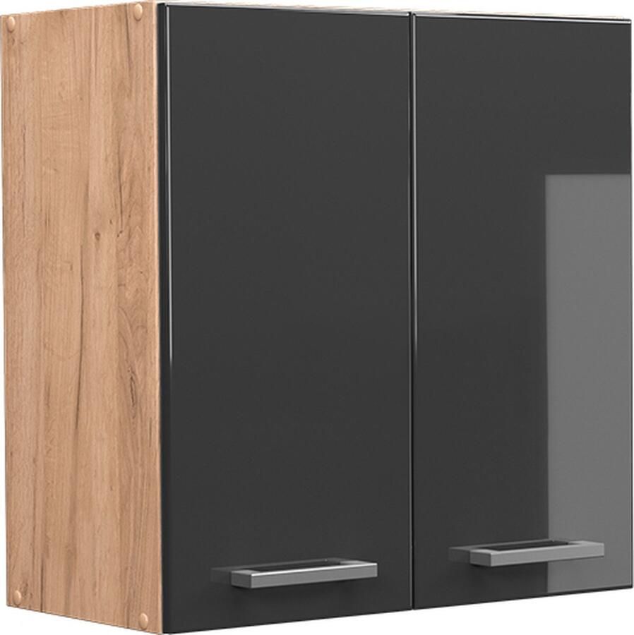 Vicco R-Line Keuken Hangkast – 60 cm Antraciet Hoogglans
