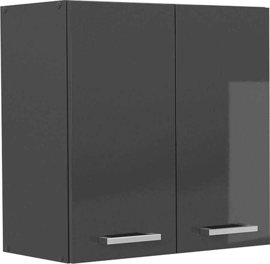 Vicco Hangkast R-Line Antraciet Hoogglans Antraciet 60 cm