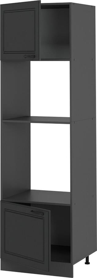 Vicco R-Line Keuken Magnetronkast – 60 cm Antraciet landhuis