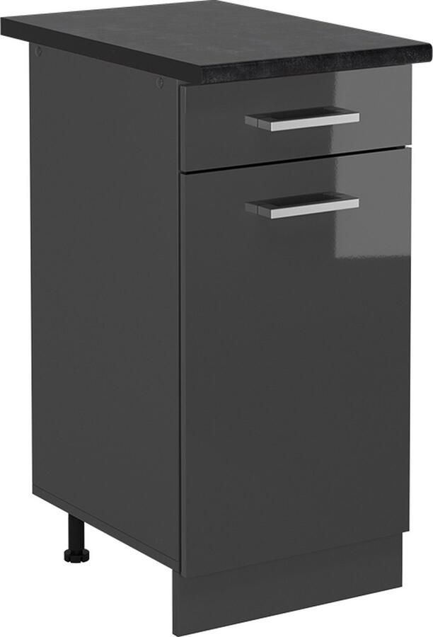 Vicco R-Line Keuken Keukenonderkast – 40 cm WB Antraciet Hoogglans WB Antraciet