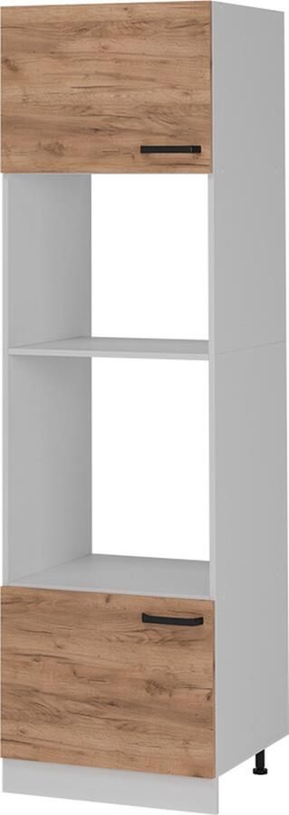 Vicco R-Line Keuken Magnetronkast – 60 cm zonder werkblad Krachtige eik goud zonder werkblad