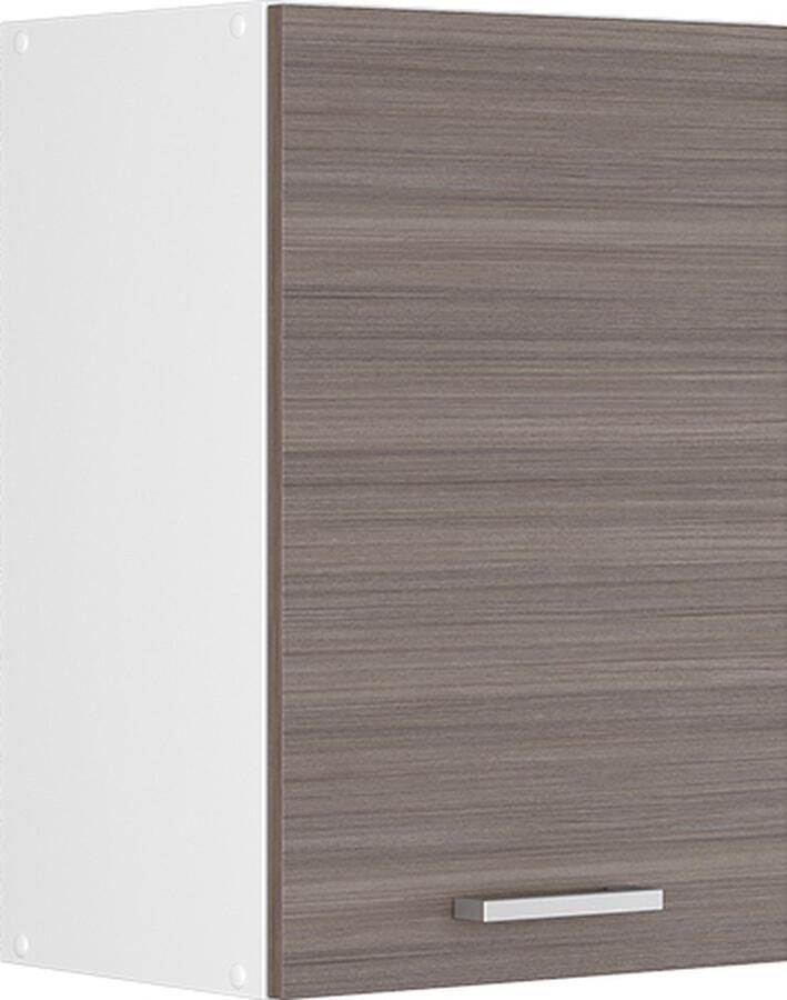 Vicco R-Line Universele hangkast – 40 cm met open schappen Grijs met open schappen