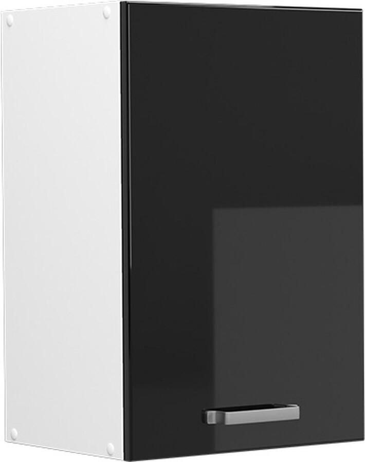 Vicco R-Line Keuken Hangkast – 40 cm Zwart hoogglans