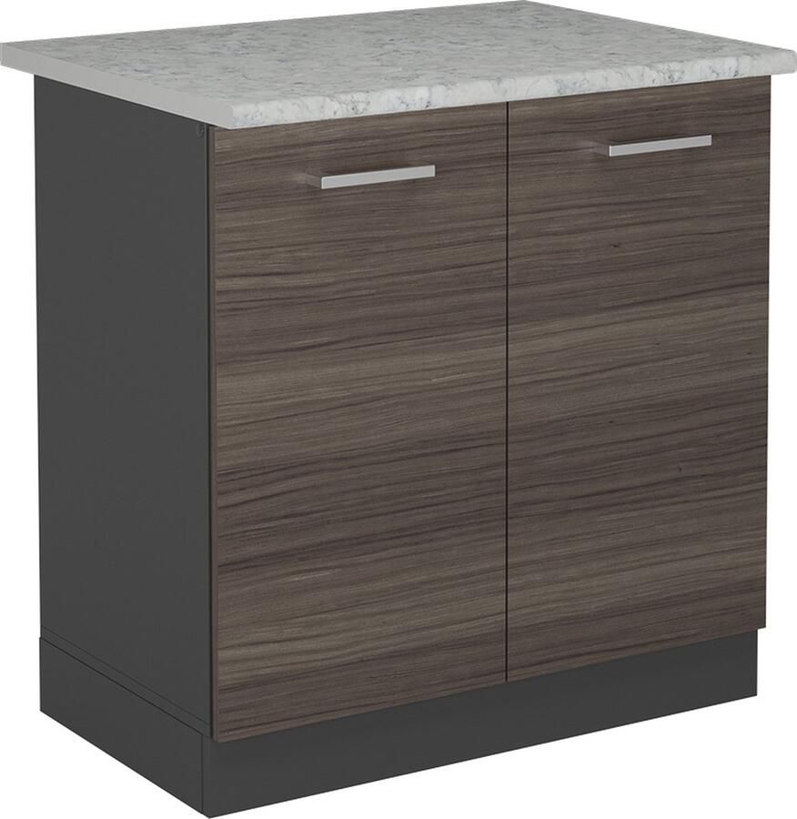 Vicco R-Line Keuken Wastafelkast – 80 cm WB Marmer Edel grijs WB Marmer