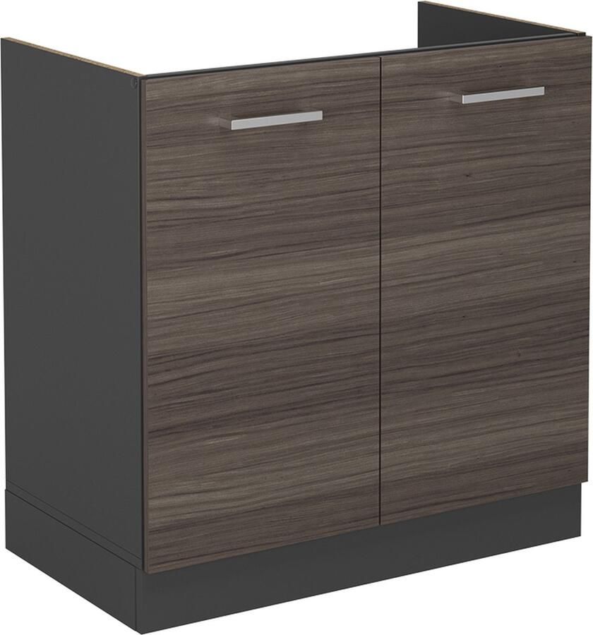 Vicco R-Line Keuken Wastafelkast – 80 cm zonder werkblad Edel grijs zonder werkblad