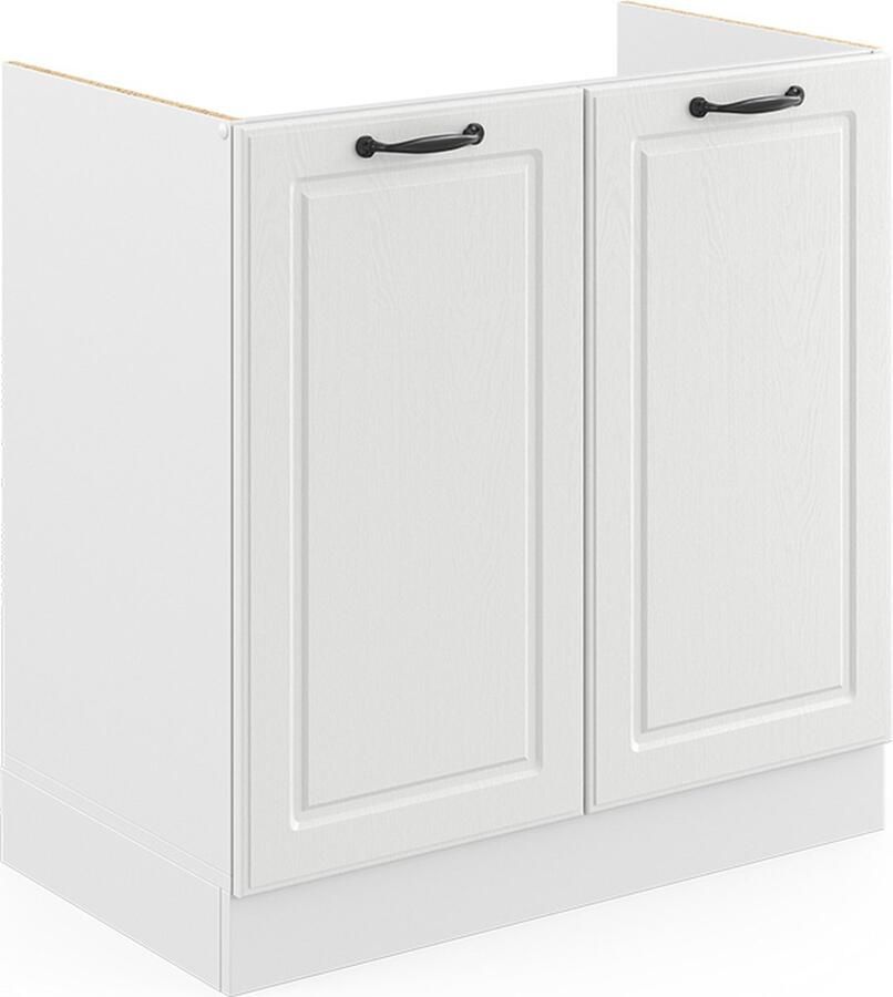 Vicco R-Line Keuken Wastafelkast – 80 cm WB Eik Wit Landhuis WB Eik - Foto 2