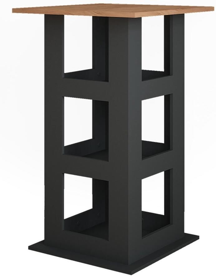 Vicco Repose Bartafel – 65 x 65 cm Eik goud antraciet