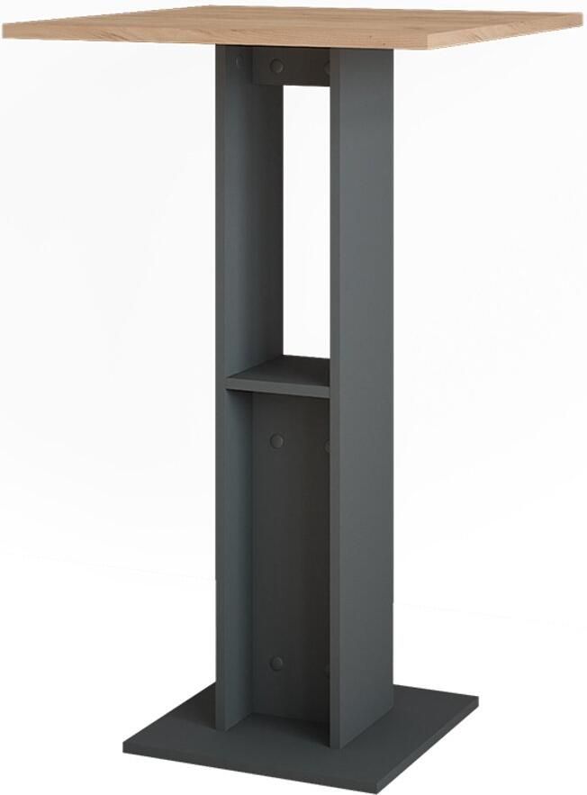 Vicco Repose Bartafel – 65 x 65 cm Eik goud antraciet