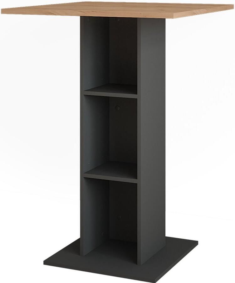 Vicco Repose Bartafel – 75 x 75 cm Eik goud antraciet