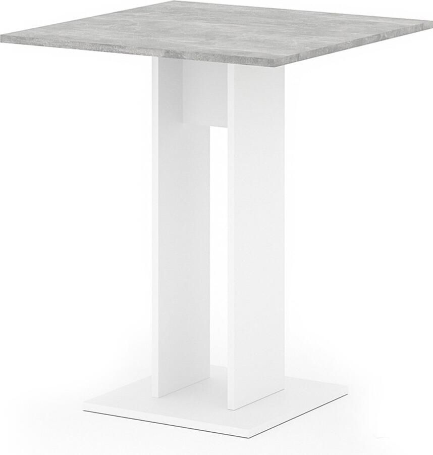 Vicco Repose Eettafel – 65 x 65 cm Beton